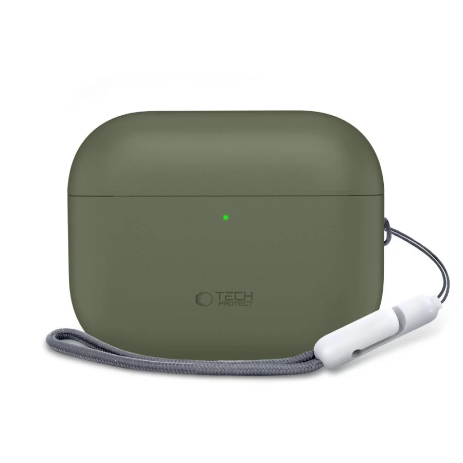 Etui Tech-Protect Silicone na AirPods Pro 3 - zielone