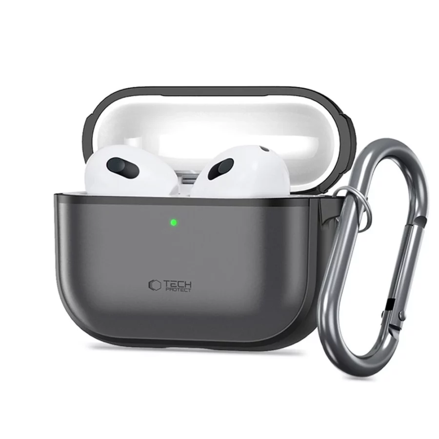 Etui Tech-Protect Silicone na AirPods Pro 3 - czarne matowe