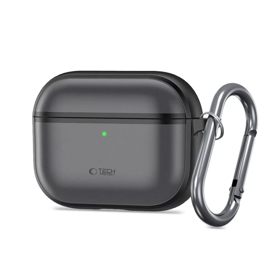 Etui Tech-Protect Silicone na AirPods Pro 3 - czarne matowe