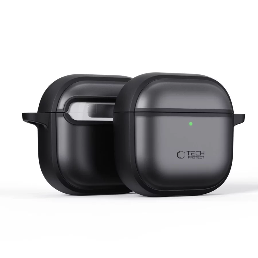 Etui Tech-Protect Silicone na AirPods Pro 3 - czarne matowe
