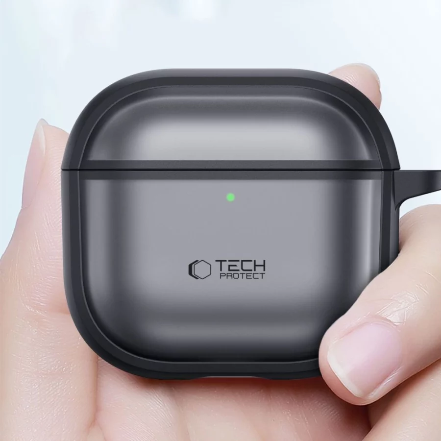 Etui Tech-Protect Silicone na AirPods Pro 3 - czarne matowe
