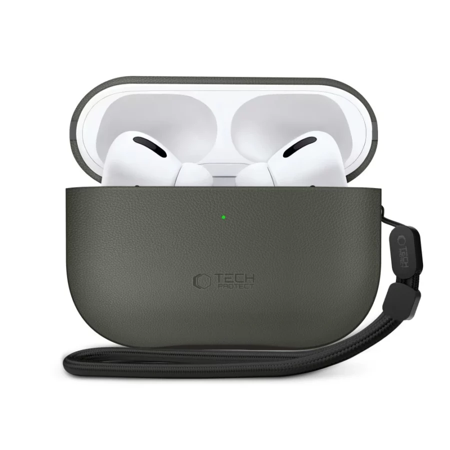 Etui Tech-Protect NaturalFit na AirPods Pro 3 - zielone