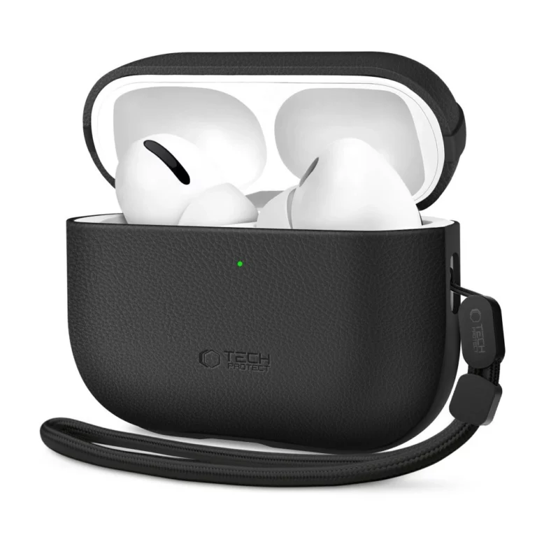 Etui Tech-Protect NaturalFit na AirPods Pro 3 - czarne