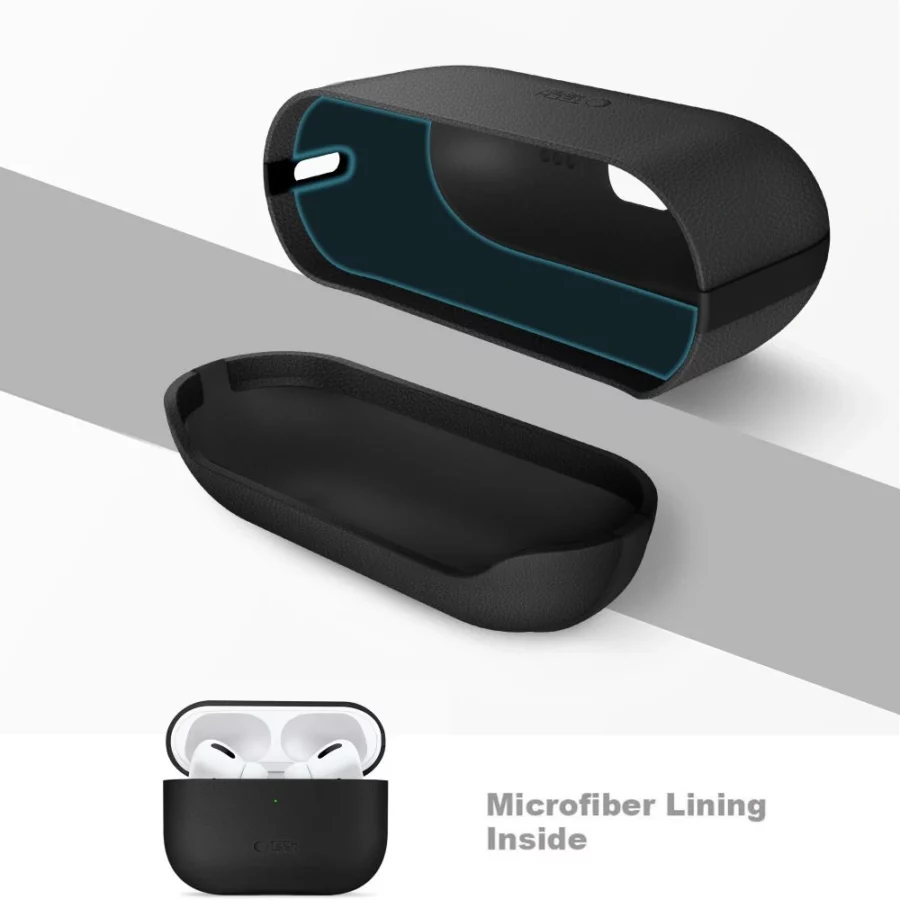 Etui Tech-Protect NaturalFit na AirPods Pro 3 - czarne