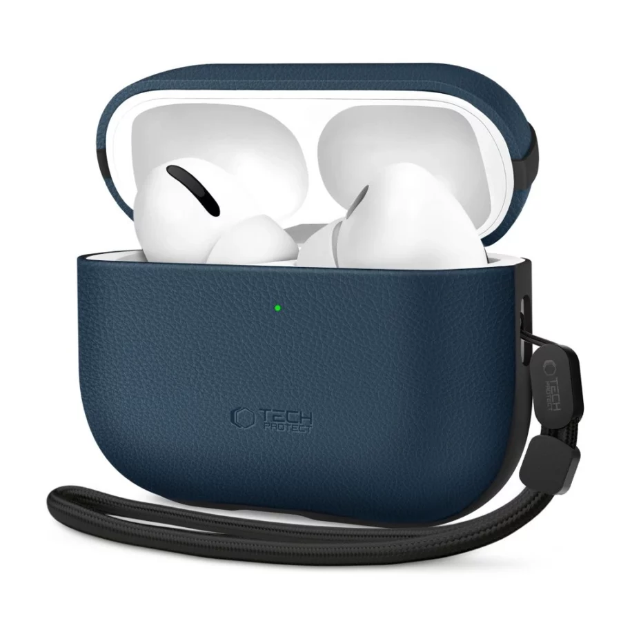 Etui Tech-Protect NaturalFit na AirPods Pro 3 - granatowe