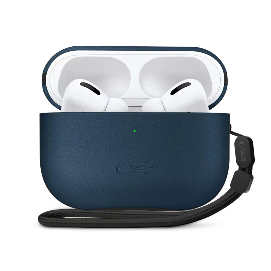 Etui Tech-Protect NaturalFit na AirPods Pro 3 - granatowe