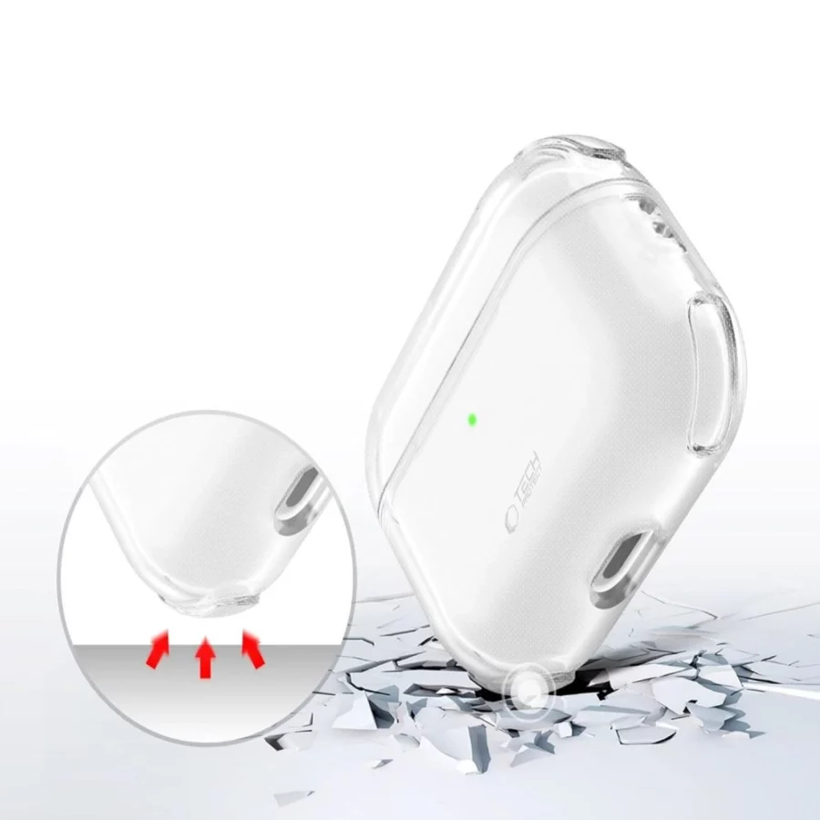 Etui Tech-Protect Bounce na AirPods Pro 3 - przezroczyste
