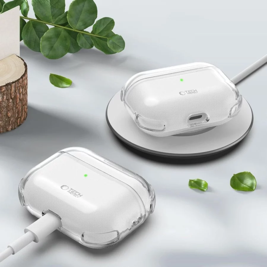 Etui Tech-Protect Bounce na AirPods Pro 3 - przezroczyste