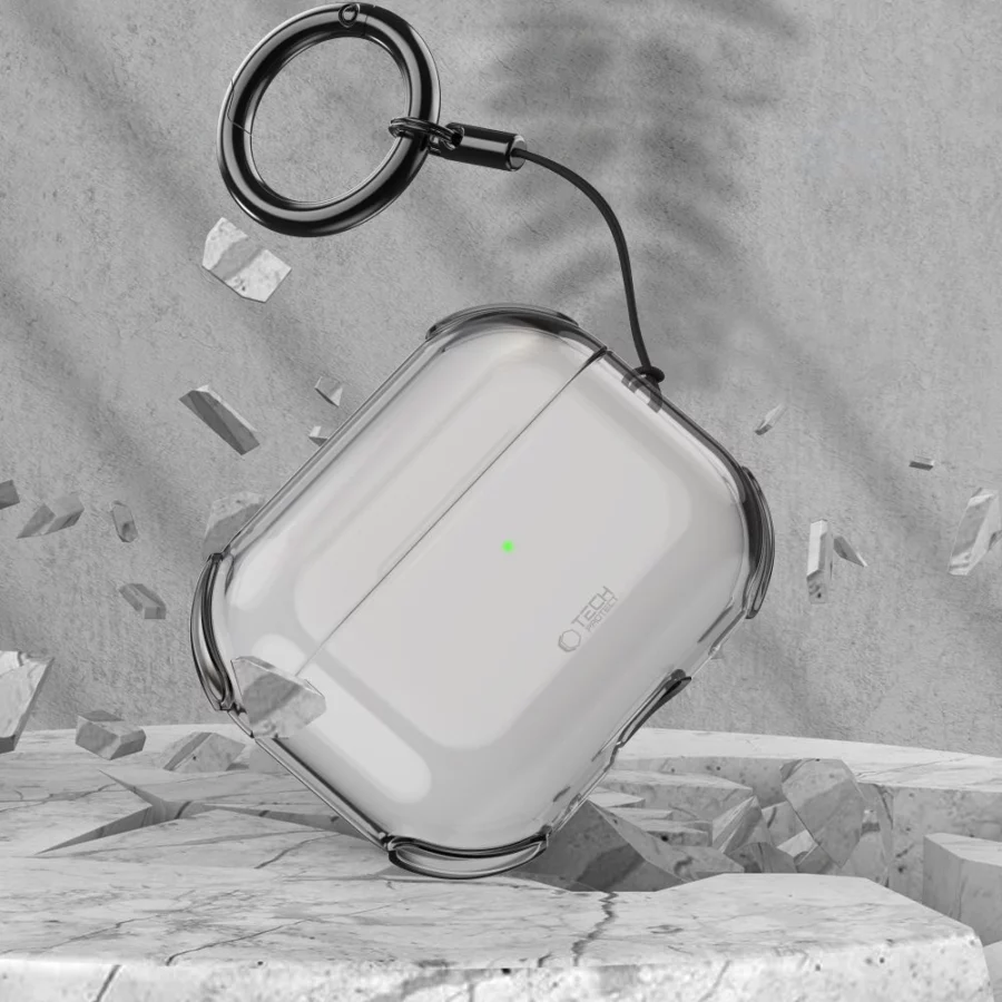 Etui Tech-Protect Bounce na AirPods Pro 3 - półprzezroczyste