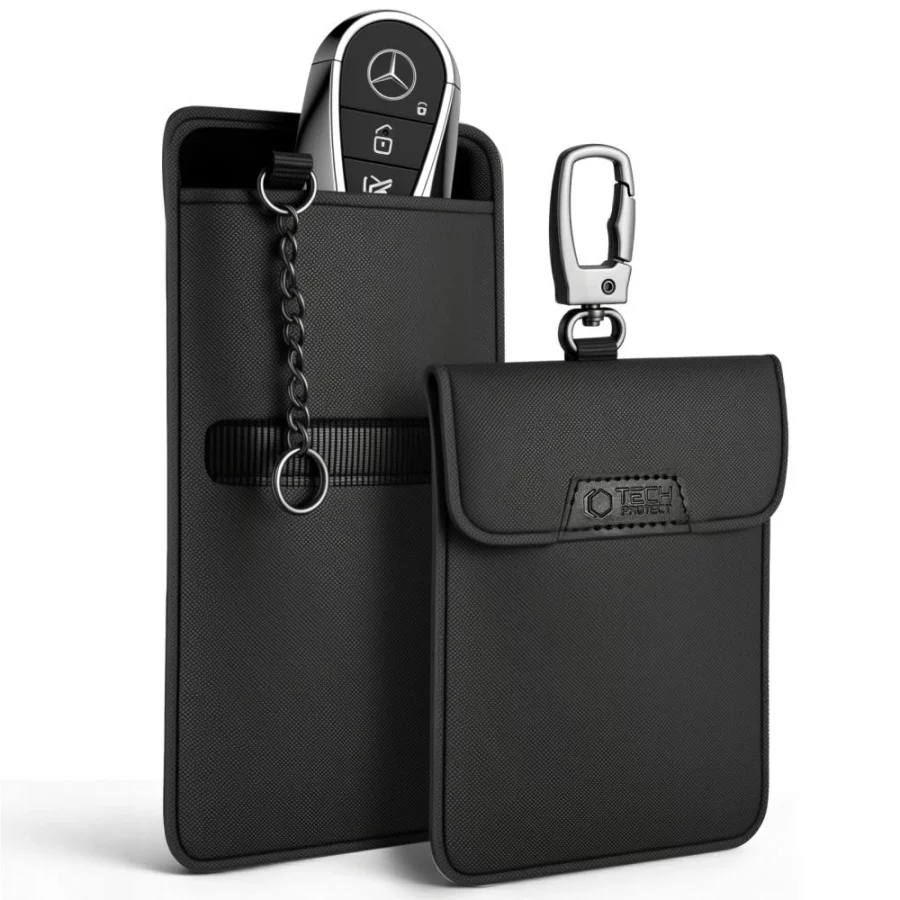 Etui antykradzieżowe Tech-Protect KLR400 na klucze samochodowe - czarne