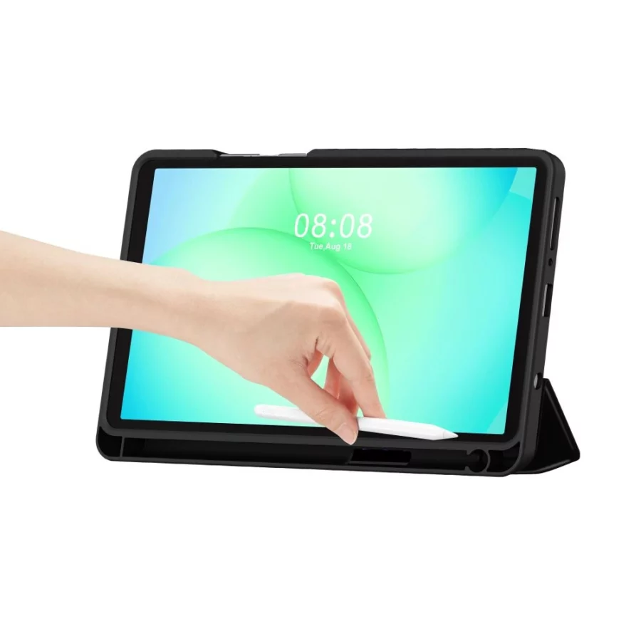 Etui TechProtect SmartCase Pen na Samsung Galaxy Tab A9 / A11 8.7 X110 / X115 / X133 / X135 - czarne