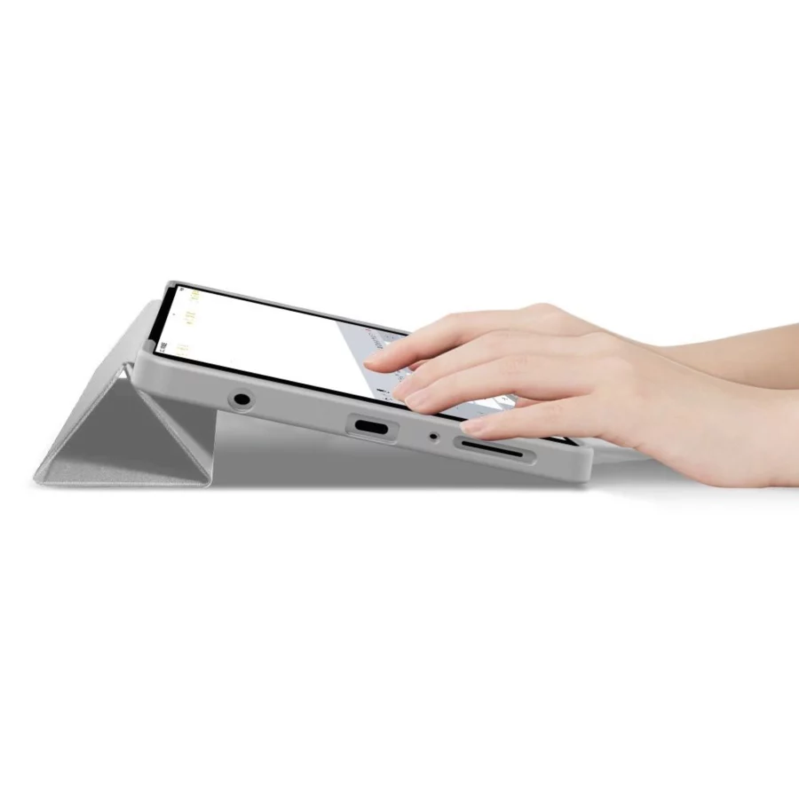 Etui TechProtect SmartCase na Samsung Galaxy Tab A9 / A11 8.7 X110 / X115 / X133 / X135 - szare
