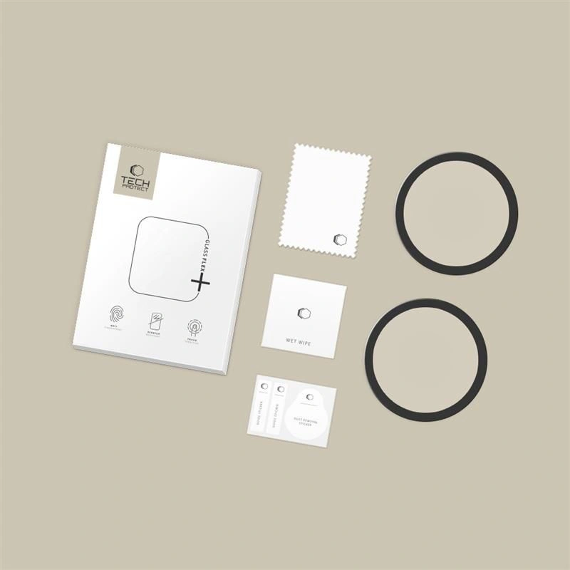 Szkło Tech-Protect Glass Flex+ 2-pack na Garmin Venu 4 45 mm - czarne