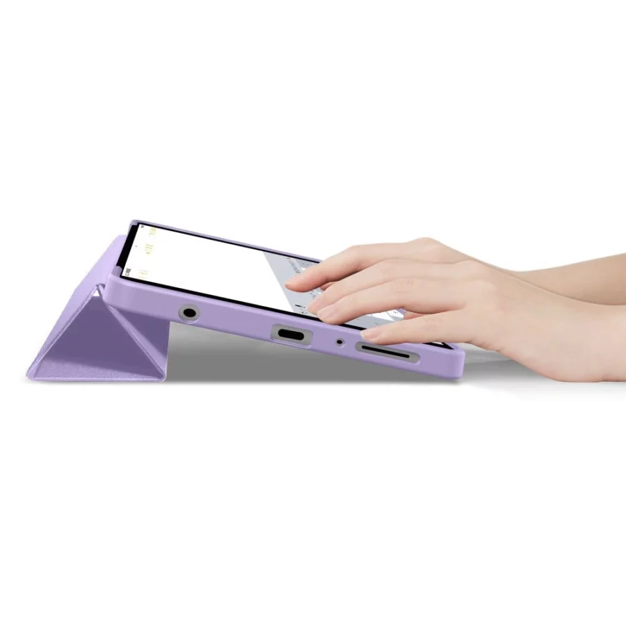 Etui TechProtect SmartCase na Samsung Galaxy Tab A9 / A11 8.7 X110 / X115 / X133 / X135 - fioletowe