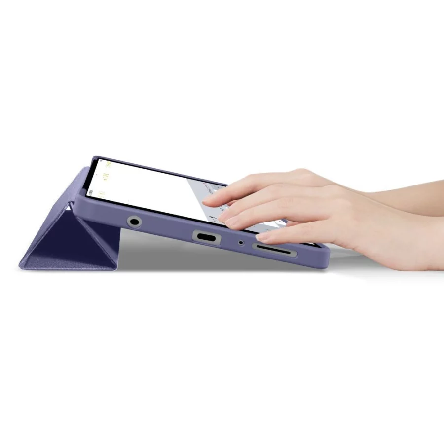 Etui TechProtect SmartCase na Samsung Galaxy Tab A9 / A11 8.7 X110 / X115 / X133 / X135 - granatowe