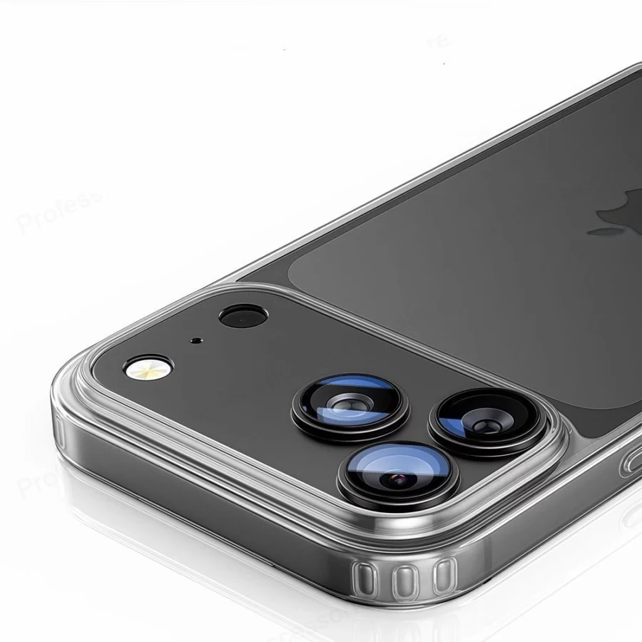 Szkło na obiektyw Tech-Protect Camfull Fit+ na iPhone 17 Pro Max - pomarańczowe