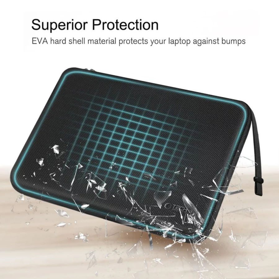 Etui Tech-Protect Hardpouch na laptopa 13-14 - czarne