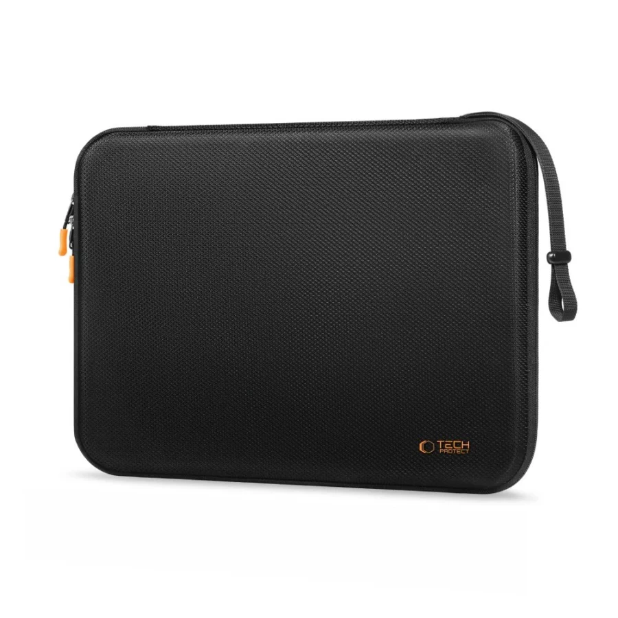 Etui Tech-Protect Hardpouch na laptopa 15-16 - czarno-pomarańczowe