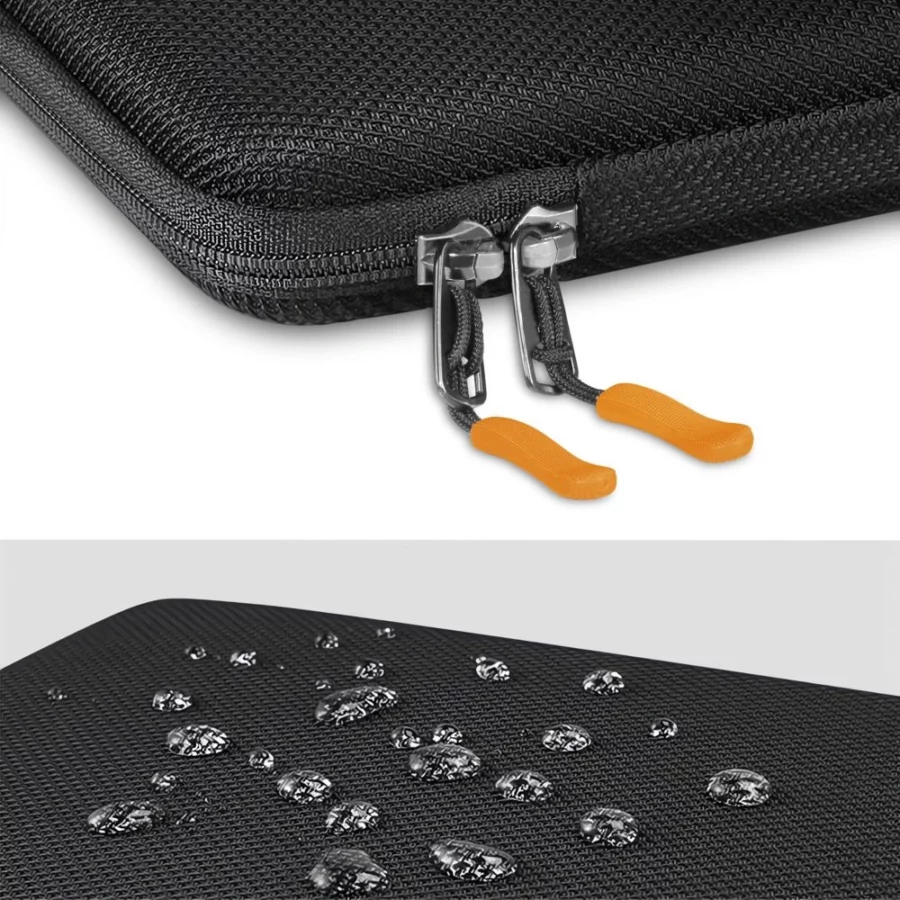 Etui Tech-Protect Hardpouch na laptopa 15-16 - czarno-pomarańczowe