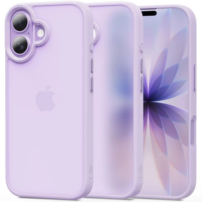 Etui Tech-Protect MagMat na iPhone 17 - fioletowe