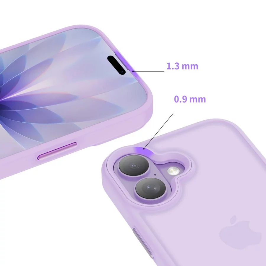 Etui Tech-Protect MagMat na iPhone 17 - fioletowe