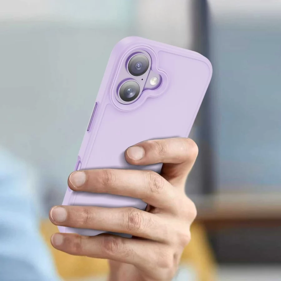 Etui Tech-Protect MagMat na iPhone 17 - fioletowe