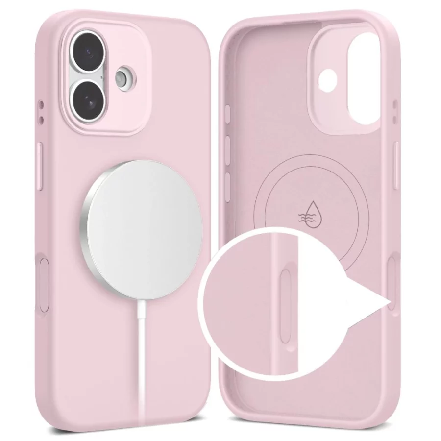 Etui Tech-Protect Uniq MagSafe na iPhone 17 - różowe
