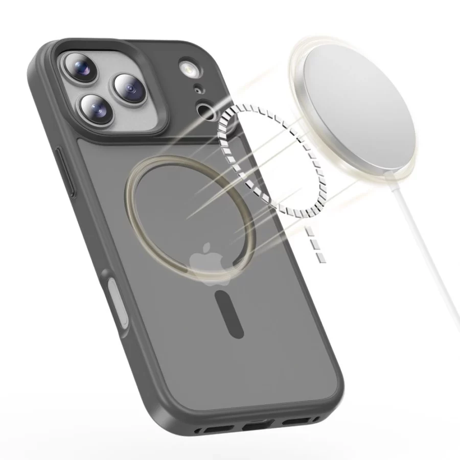 Etui Tech-Protect MagMat MagSafe na iPhone 17 Pro Max - szare
