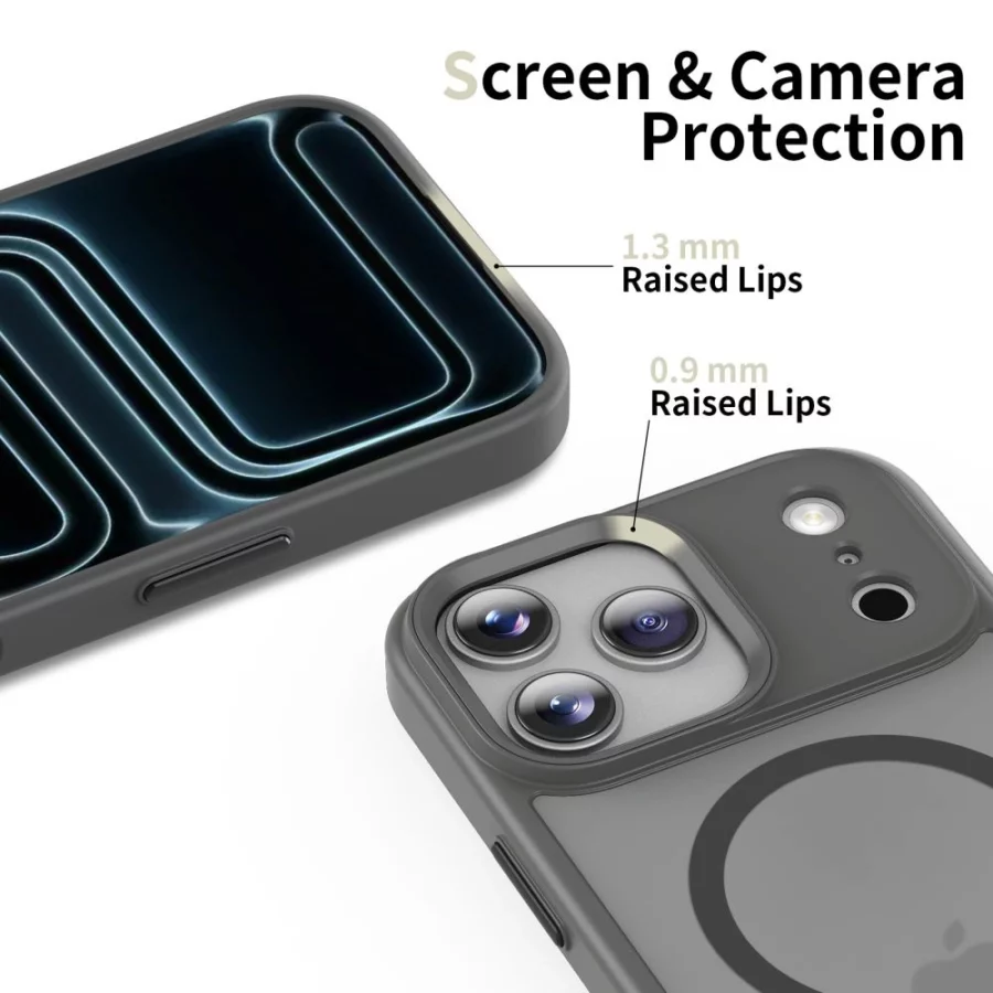 Etui Tech-Protect MagMat MagSafe na iPhone 17 Pro Max - szare
