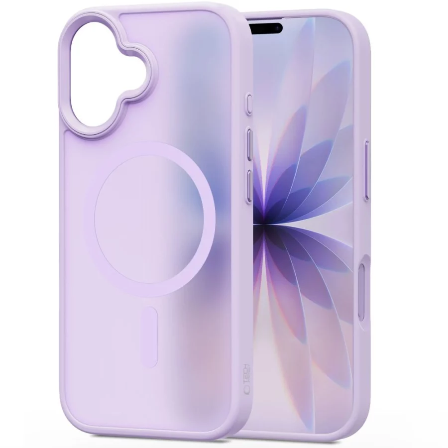 Etui Tech-Protect MagMat MagSafe na iPhone 17 - fioletowe