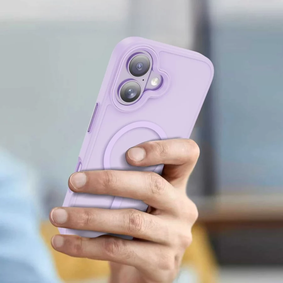 Etui Tech-Protect MagMat MagSafe na iPhone 17 - fioletowe