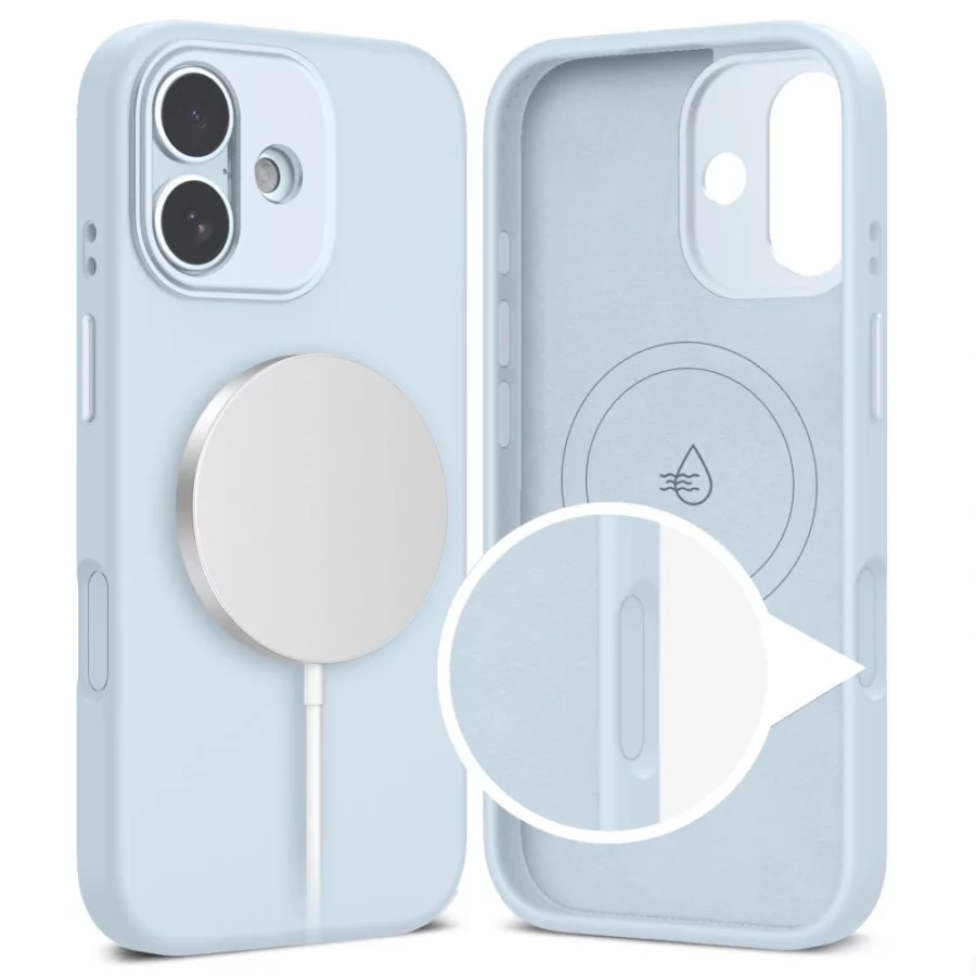 Etui Tech-Protect Uniq MagSafe na iPhone 17 - niebieskie