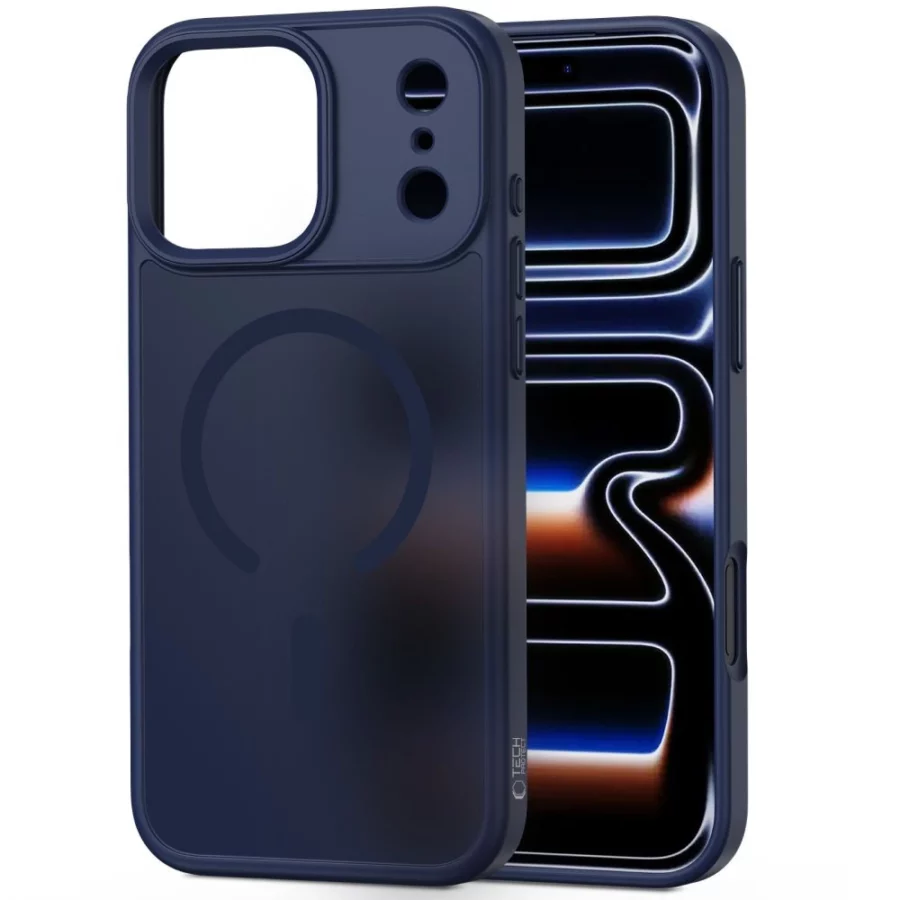 Etui Tech-Protect MagMat MagSafe na iPhone 17 Pro Max - granatowe