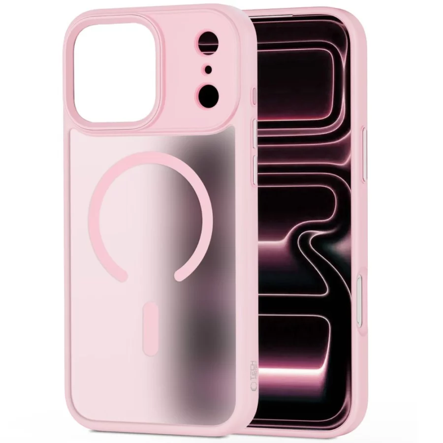 Etui Tech-Protect MagMat MagSafe na iPhone 17 Pro - różowe