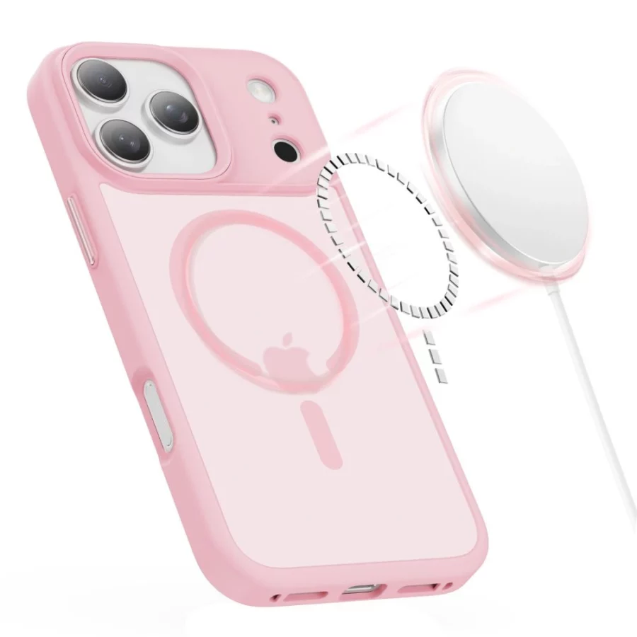 Etui Tech-Protect MagMat MagSafe na iPhone 17 Pro - różowe