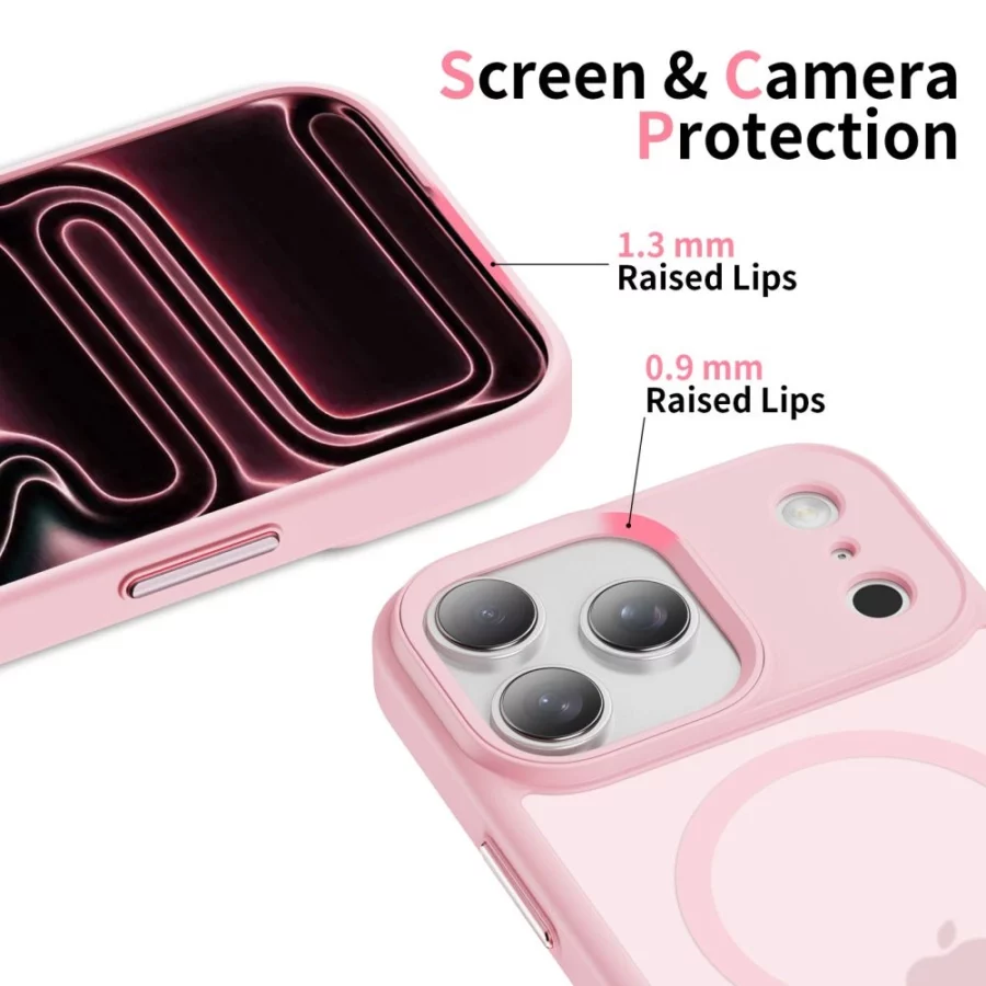 Etui Tech-Protect MagMat MagSafe na iPhone 17 Pro - różowe