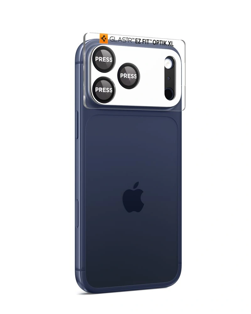 Szkło na obiektyw Spigen Optik Pro XL na iPhone 17 Pro - czarne