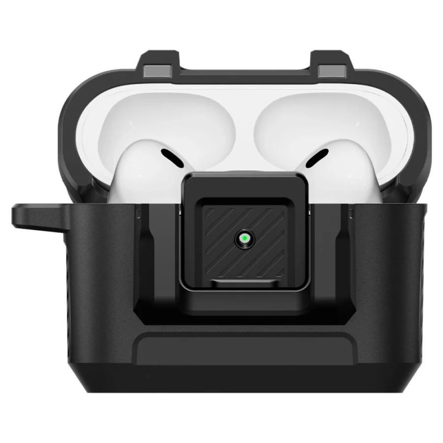 Etui Spigen Lock Fit na AirPods Pro 3 - czarne