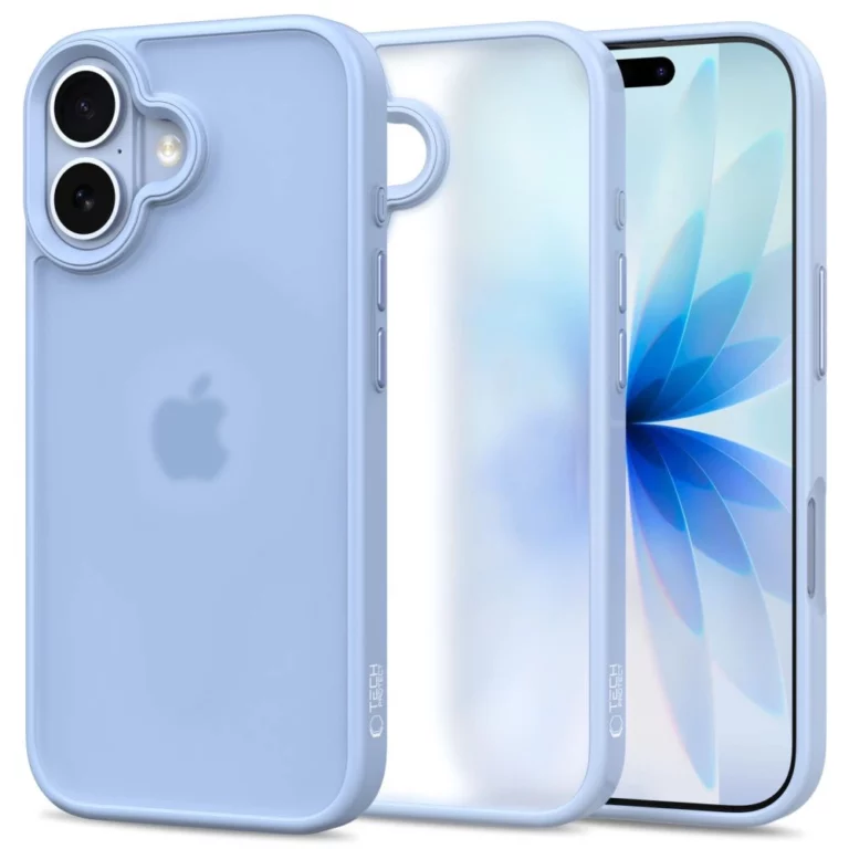 Etui Tech-Protect MagMat na iPhone 17 - niebieskie