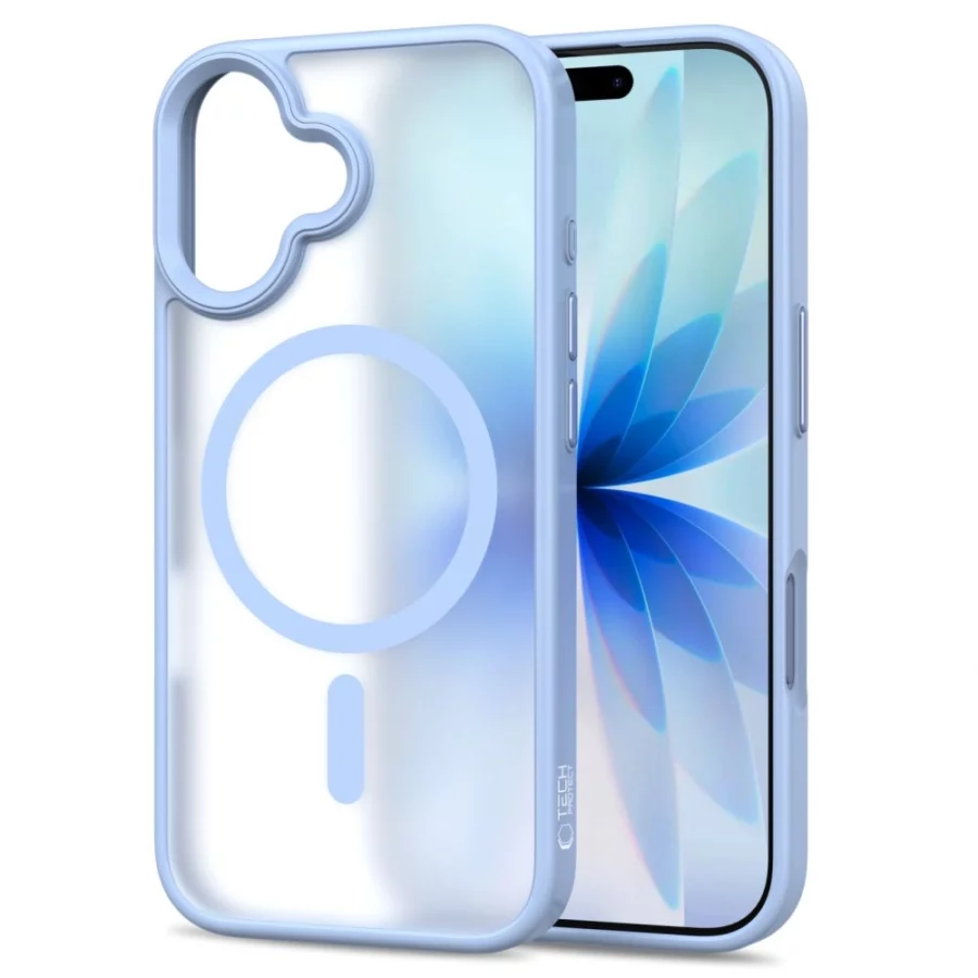 Etui Tech-Protect MagMat MagSafe na iPhone 17 - niebieskie