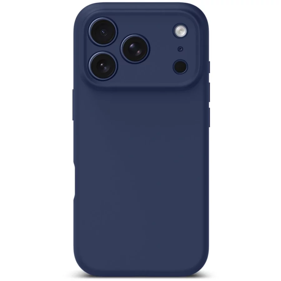 Etui Tech-Protect Silicone MagSafe na iPhone 17 Pro - granatowe