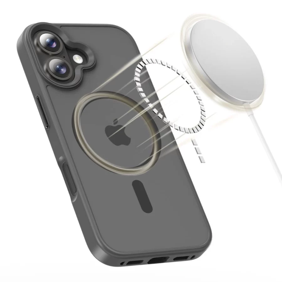 Etui Tech-Protect MagMat MagSafe na iPhone 17 - szare