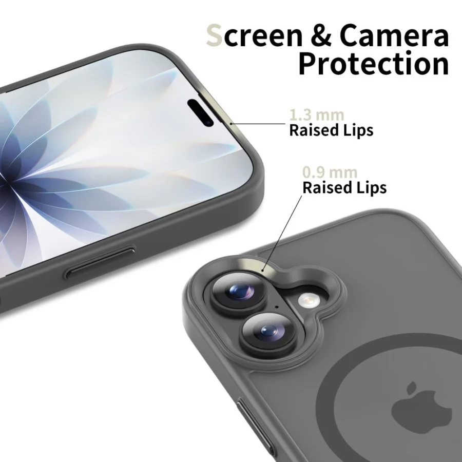 Etui Tech-Protect MagMat MagSafe na iPhone 17 - szare