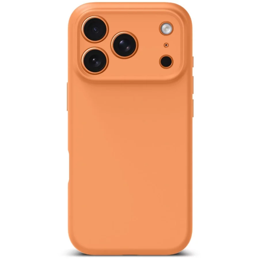 Etui Tech-Protect Silicone MagSafe na iPhone 17 Pro - pomarańczowe