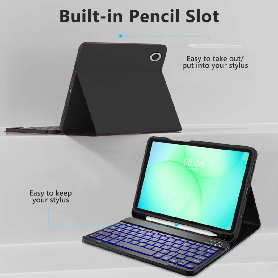 Etui Tech-Protect SC Pen na Samsung Galaxy Tab A9 / A11 8.7 X110 / X115 / X133 / X135 - czarne
