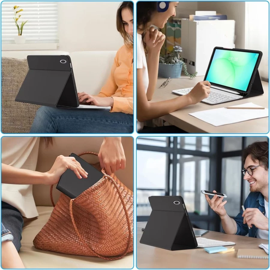 Etui Tech-Protect SC Pen na Samsung Galaxy Tab A9 / A11 8.7 X110 / X115 / X133 / X135 - czarne