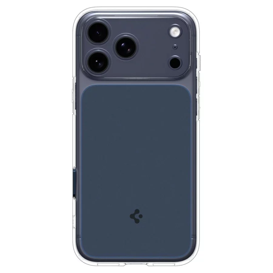 Etui Spigen Thin Fit MagSafe na iPhone 17 Pro Max - przezroczysto-granatowe