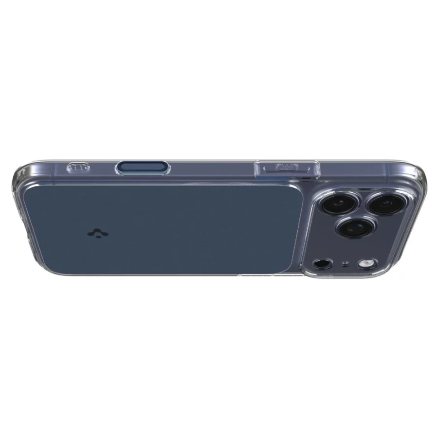 Etui Spigen Thin Fit MagSafe na iPhone 17 Pro Max - przezroczysto-granatowe
