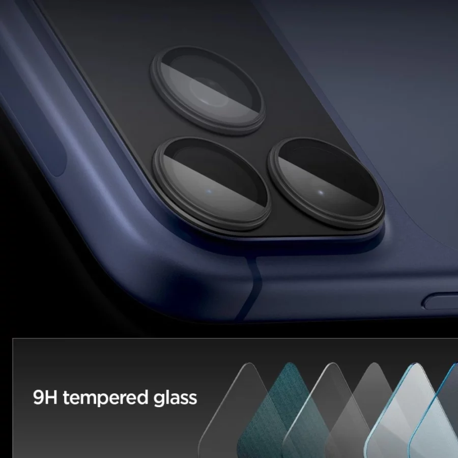 Szkło na obiektyw Spigen Optik Pro XL na iPhone 17 Pro Max - czarne