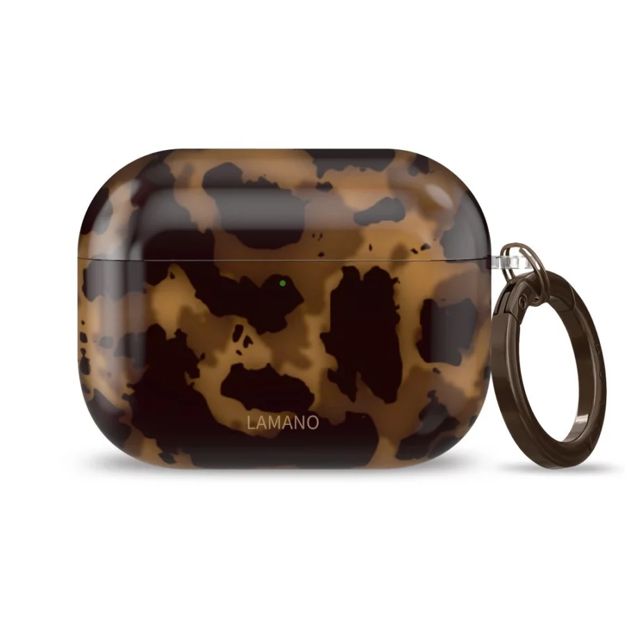Etui Tech-Protect Lamano na AirPods Pro 3 - czarno-brązowy